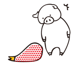 Iberico-chan pig from Spain sticker #2565699
