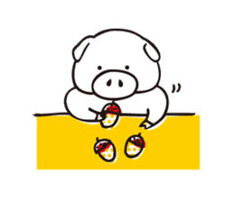 Iberico-chan pig from Spain sticker #2565714
