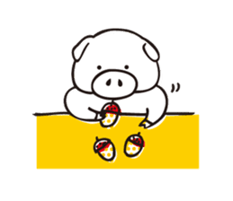 Iberico-chan pig from Spain sticker #2565714