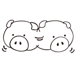 Iberico-chan pig from Spain sticker #2565716