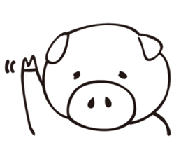 Iberico-chan pig from Spain sticker #2565718