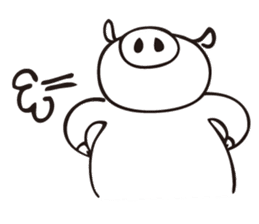 Iberico-chan pig from Spain sticker #2565719