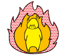Iberico-chan pig from Spain sticker #2565720