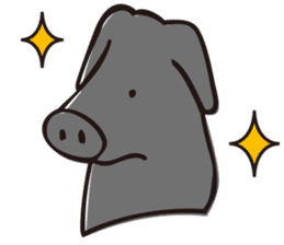Iberico-chan pig from Spain sticker #2565721