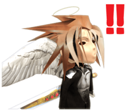 3D angel sticker sticker #2566335