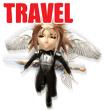 3D angel sticker sticker #2566337