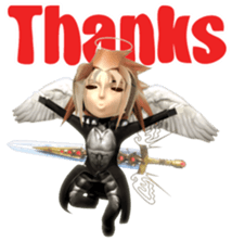 3D angel sticker sticker #2566338