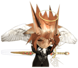 3D angel sticker sticker #2566345