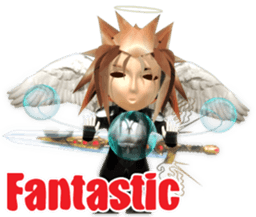 3D angel sticker sticker #2566346