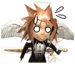 3D angel sticker sticker #2566367