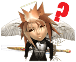 3D angel sticker sticker #2566369