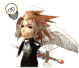 3D angel sticker sticker #2566370