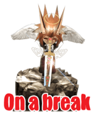 3D angel sticker sticker #2566372