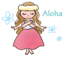 Hulagirl! in Hawaii English ed. sticker #2566374