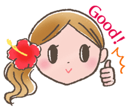 Hulagirl! in Hawaii English ed. sticker #2566391