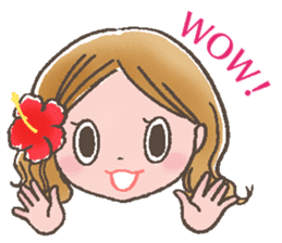 Hulagirl! in Hawaii English ed. sticker #2566392