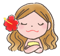 Hulagirl! in Hawaii English ed. sticker #2566394