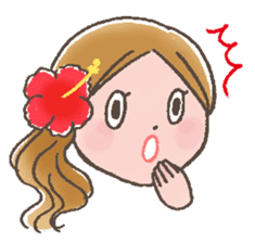 Hulagirl! in Hawaii English ed. sticker #2566395