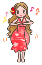 Hulagirl! in Hawaii English ed. sticker #2566402