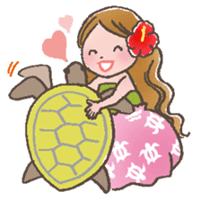 Hulagirl! in Hawaii English ed. sticker #2566405