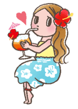 Hulagirl! in Hawaii English ed. sticker #2566408