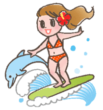 Hulagirl! in Hawaii English ed. sticker #2566411