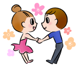 Ballet boy and girl!  Petit Ballerina2 sticker #2566738