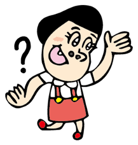 The girl who pretended ignorance sticker #2567012