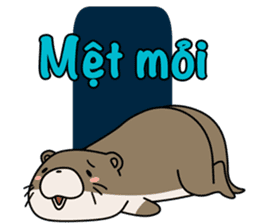 A liar Otter(Vietnamese) sticker #2567217