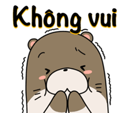 A liar Otter(Vietnamese) sticker #2567220