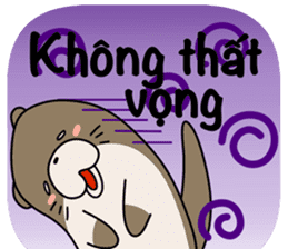 A liar Otter(Vietnamese) sticker #2567222