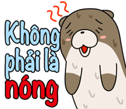 A liar Otter(Vietnamese) sticker #2567225