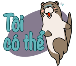 A liar Otter(Vietnamese) sticker #2567235