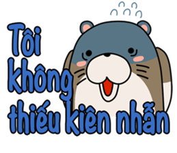 A liar Otter(Vietnamese) sticker #2567238