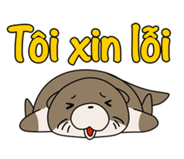 A liar Otter(Vietnamese) sticker #2567244