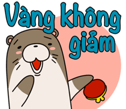 A liar Otter(Vietnamese) sticker #2567246