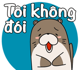 A liar Otter(Vietnamese) sticker #2567250