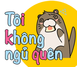 A liar Otter(Vietnamese) sticker #2567251