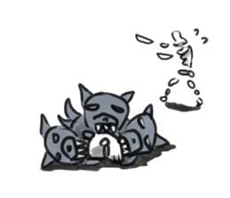 Ghosts town sticker #2567826