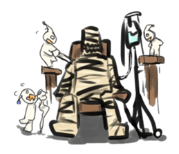 Ghosts town sticker #2567829