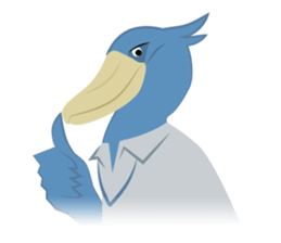 The suspicious bird:Mr.Shoebill(Chn ver) sticker #2567945