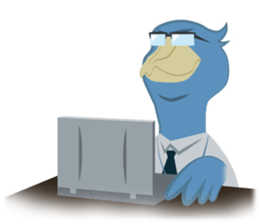 The suspicious bird:Mr.Shoebill(Chn ver) sticker #2567946