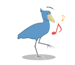 The suspicious bird:Mr.Shoebill(Chn ver) sticker #2567950