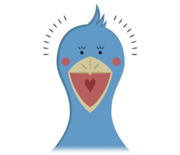 The suspicious bird:Mr.Shoebill(Chn ver) sticker #2567955