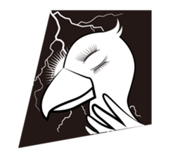 The suspicious bird:Mr.Shoebill(Chn ver) sticker #2567967