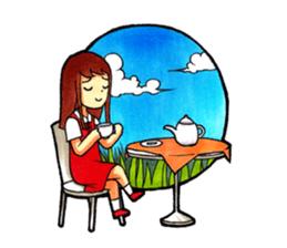 Simple life ; Bell's Diary sticker #2569489