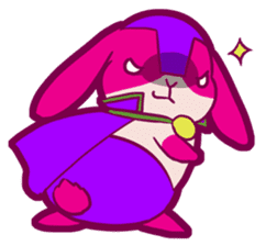 villain of rabbit sticker #2569886