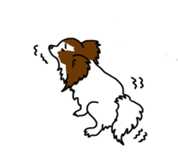 WE LOVE Papillon sticker #2569995