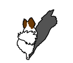 WE LOVE Papillon sticker #2570020