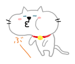 Three cats stamp sticker #2570078